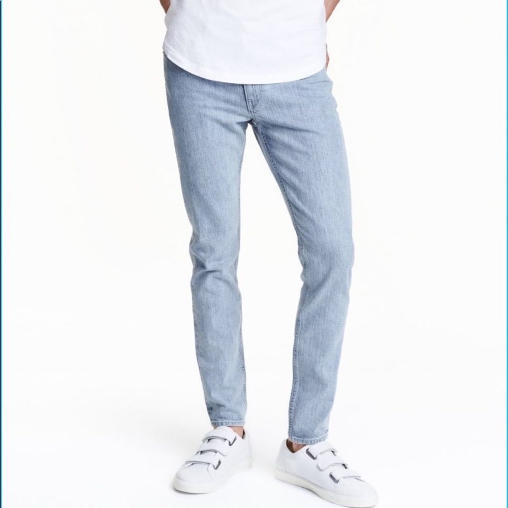 HM Light Blue Skinny Jeans